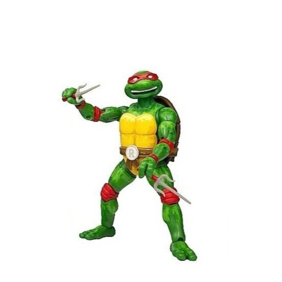 Loyal Subjects BST AXN Arcade Teenage Mutant Ninja Turtles Raphael Toy - Picture 5 of 5